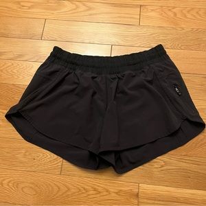 Lululemon running shorts black size 10